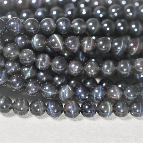 6mm 5個 スキャポライト／スカポライト 天然 キャッツアイ 天然石 丸