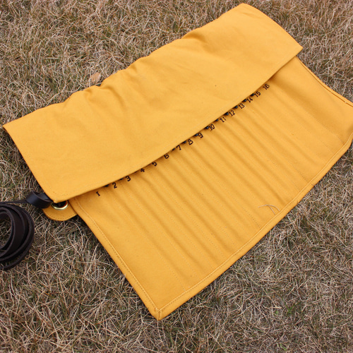 スノーピークのソリッドステークにもぴったり／本数一目瞭然☆帆布の