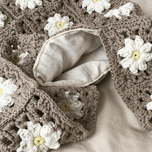 かぎ針編み】デイジーバック トートバッグ yuuuuiwa 通販 13073407