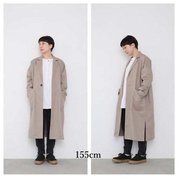 Ojisan coat / light gray 2枚目の画像