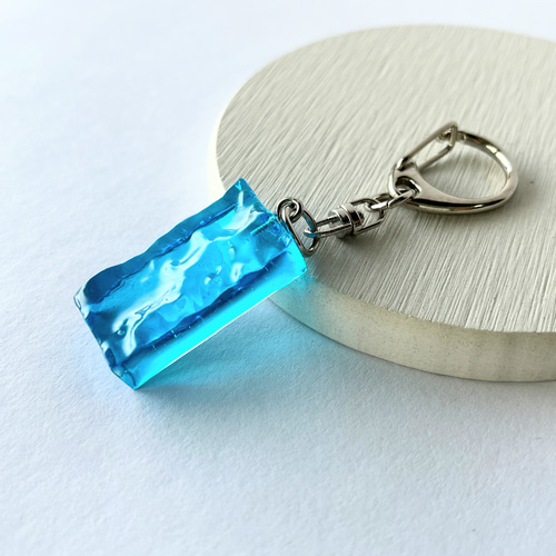アクアブルーの海のキーホルダー☆ / 波 / レジン 其他飾品・配件 華昇
