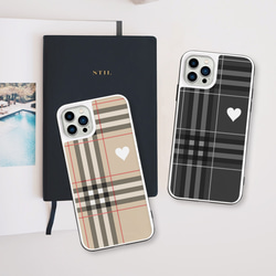 タータンチェック iPhoneケース 強化ガラスケース スマホケース
