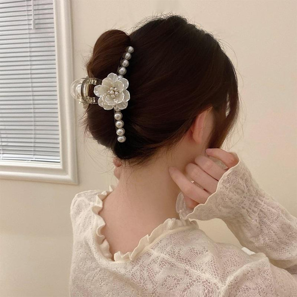 母の日『瀬戸の花嫁』ヘアクリップ バナナクリップ  ヘアアクセサリー春の福袋 1枚目の画像