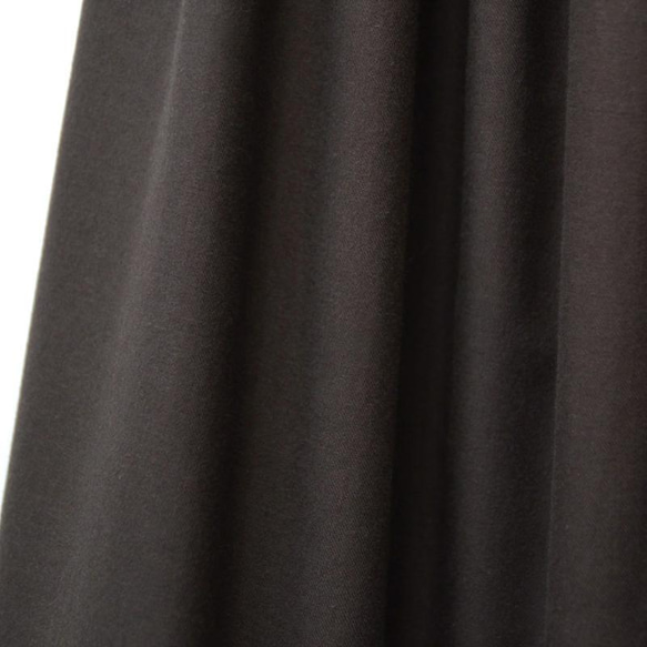 ●【オーダー品】シックで柔らかな着心地 コットンビエラのスカート｜ダークブラウン 9枚目の画像