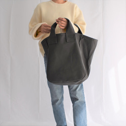 GABA TOTE BAG（チャコール/グレー） 6枚目の画像