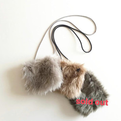 【受注生産】 eco fur mini pochette 1枚目の画像