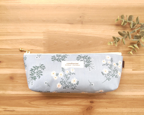 ★220★文房具柄〈水色〉ペンケース☆ハンドメイド 9a1d44db58089ac78d555ca2b5111c