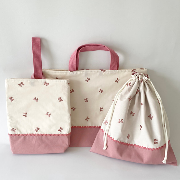 みしき様 オーダー レッスンバッグ 上履き袋 体操着袋 ランチョンマット