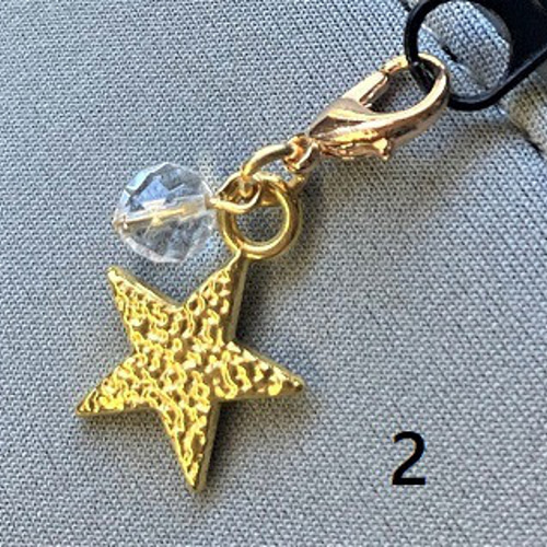 JADIOR クリスタルブローチ 星チャーム付き b45960bbf878ab7988ac302bb5a1f8