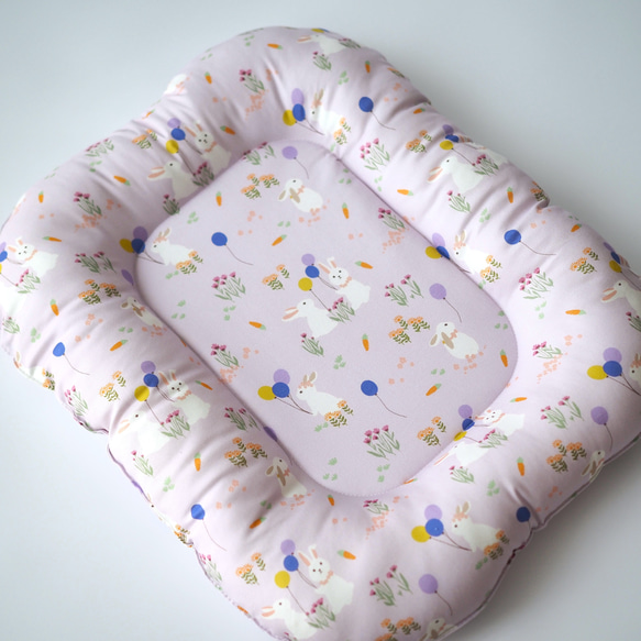 うさぎ用 ゴロンちょマット・風船うさぎ(クッション、ベッド) 5枚目の画像