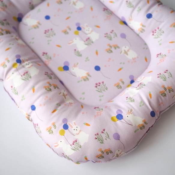 うさぎ用 ゴロンちょマット・風船うさぎ(クッション、ベッド) 1枚目の画像