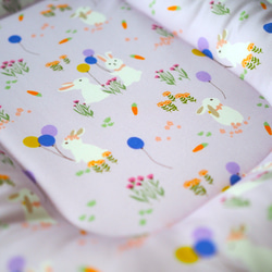 うさぎ用 ゴロンちょマット・風船うさぎ(クッション、ベッド) 4枚目の画像