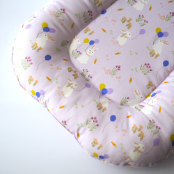 うさぎ用 ゴロンちょマット・風船うさぎ(クッション、ベッド) 2枚目の画像