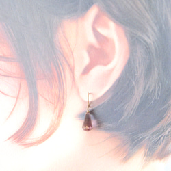 珠寶碎片耳環 紫黃晶 第4張的照片