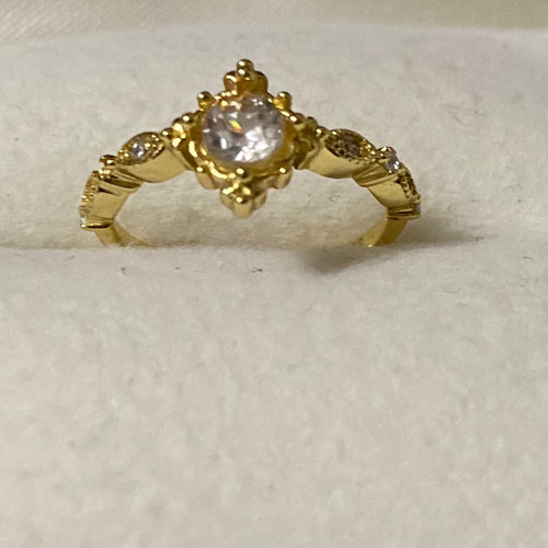 TIARA W /Diamonds 9K ゴールド　ティアラリング TIARA W /Diamonds 9K ゴールドティアラリング