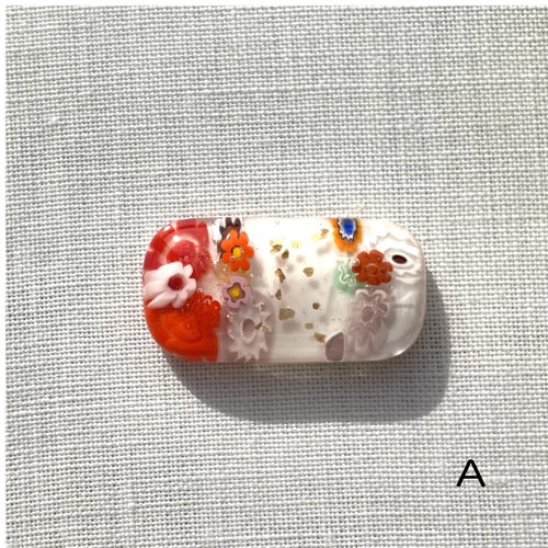 ベネチアンガラス 華やかなミルフィオリの箸置き 箸・箸置き Fairy