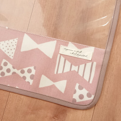 シンプルリボン　ランドセルカバー　見本　ハンドメイドオーダー ランドセルカバー 男の子 女の子 送料無料 4ポケット付き