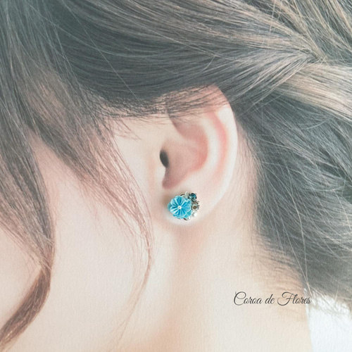 【nanaさま専用】☺︎紅白こばな☺︎ つまみ細工 イヤリング28個 ピアス28個 つまみ細工ピアスNO.2＊Light color＊ | 金澤こまち -accessories-