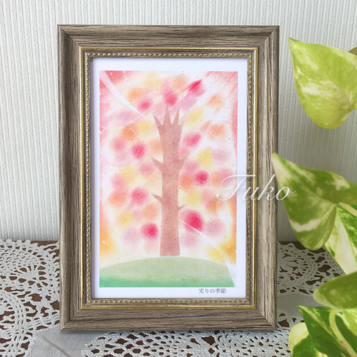 セフィロト（生命の樹）ハンドメイドパステル画　絵画アート原画 セフィロト（生命の樹）ハンドメイドパステル画 絵画アート原画