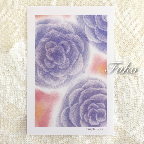 ポストカード】フラワーファンタジーセット ☆6枚組《メッセージ付