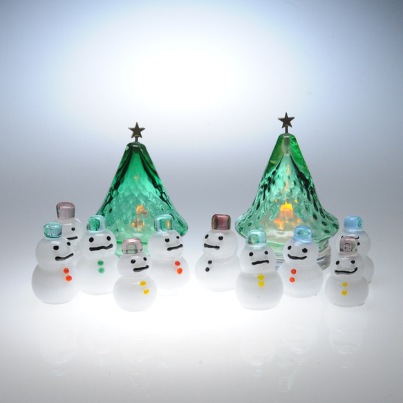 「小さな星のクリスマスツリー」21(LEDキャンドルホルダー、アロマストーンホルダー） 4枚目の画像