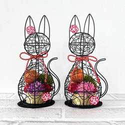 受注制作】ボタニカルリース ワイヤーアート ワイヤークラフト リース