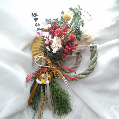 しめ縄スワッグ　専用 スワッグになるしめ縄2022 r