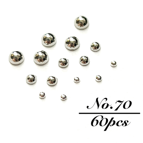 楽天市場】スタッズ シルバー 丸の通販 ▶︎丸スタッズ 3サイズセット