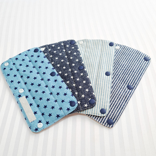 水筒肩紐カバーデニムヒッコリー