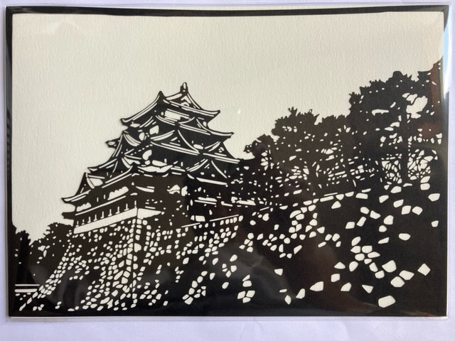 【切り絵】城 【切り絵】城