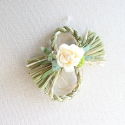 しめ縄リース　No.47 しめ縄リース No.47 No.47 木の実のナチュラルしめ縄リース2025