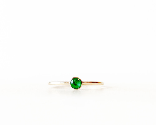 エメラルド リング 天然石 リング 指輪 フリーサイズリング 誕生石 石