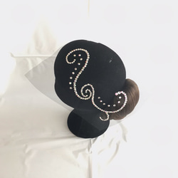 HO-07 ヘアアクセサリー 社交ダンス 新体操 バトントワリング 髪