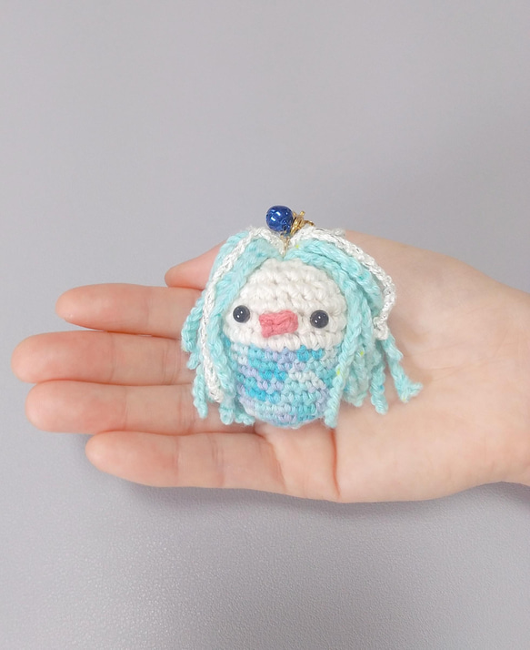 ハンドメイド アマビエ様 あみぐるみ 受注製作】疫病退散☆大きいサイズのアマビエ様☆あみぐるみ