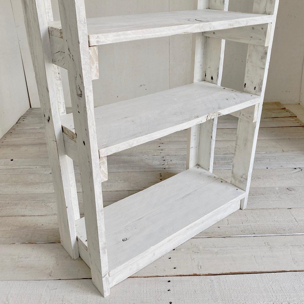 リサイクルウッド☆オープンシェルフ ホワイト　RW0169WT