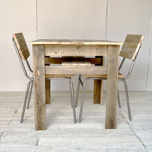 リサイクルウッド☆カフェテーブル 3 RW0170 ダイニングテーブル