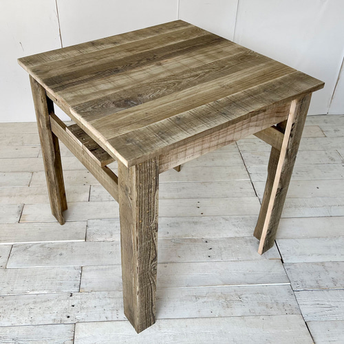 リサイクルウッド☆カフェテーブル 3 RW0170 ダイニングテーブル