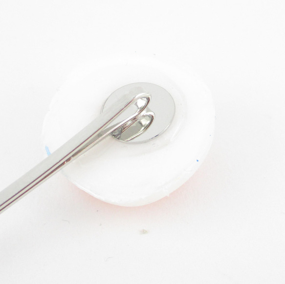 せっかく焼いた目玉焼きは少し不格好になってしまったけれど、クォーツがピリリと効いているから大丈夫♪<ヘアピン>HP013 4枚目の画像