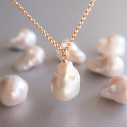 ☆希少 大粒 オイスターバロックパール（淡水パール）AAA 14kgf