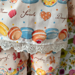 【新春福袋2022】ぽぽちゃんのケーキ模様のお布団とパジャマ 6枚目の画像