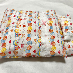 【新春福袋2022】ぽぽちゃんのケーキ模様のお布団とパジャマ 4枚目の画像