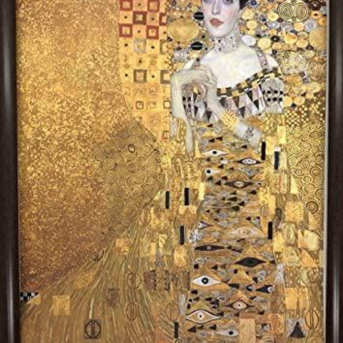 専用他の方発送×クリムトリトグラフ 『アデーレブロッホ＝バウアーの肖像』 グスタフ クリムト作品「アデーレ ブロッホバウアーの肖像2」展示用