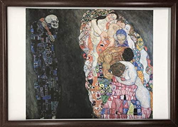 クリムト額絵『死と生』