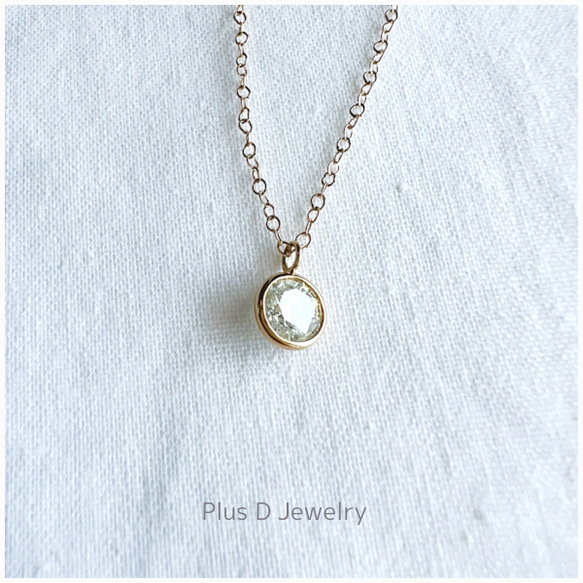 PD-056 K18YG ダイヤモンドペンダント 0.832ct ネックレス・ペンダント 