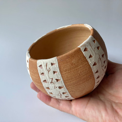 陶製植木鉢「縞」part４ 6枚目の画像