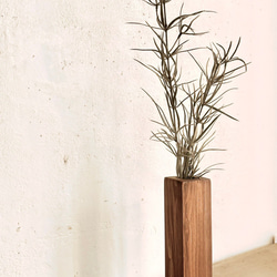 木の花瓶　壁掛けドライフラワーベース　一輪挿し　木製　シンプル　 12枚目の画像