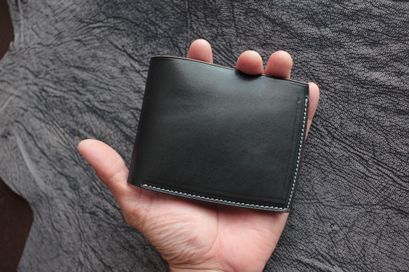 ビルフォールド(Horse Butt 茶芯) 二つ折り財布 6T leather