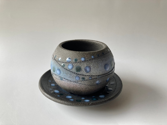 陶製植木鉢「宙」part5-① 4枚目の画像