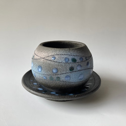 陶製植木鉢「宙」part5-① 2枚目の画像