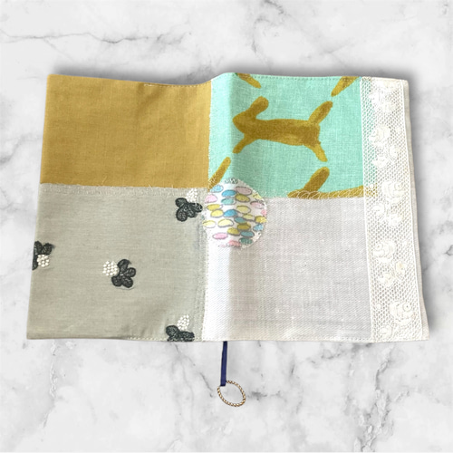 ミナペルホネン ハンドメイド ブックカバー minä perhonen 】バレンタインのギフトにハンドメイドのブック